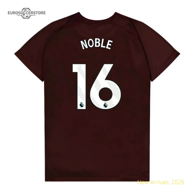 West Ham United Poly T-Shirt (Claret/Blue) - Kids (Noble 16)-Vantage Point Soccer
