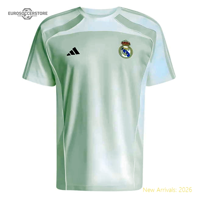 2025-2026 Real Madrid UBP Tee (White)-BuySoccerJersey Hub