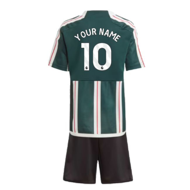 2023-2024 Man Utd Away Mini Kit (Your Name)-Football Jersey Hub