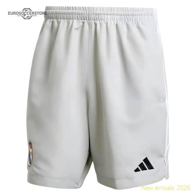 2025-2026 Real Madrid UBP Shorts (White)-BuySoccerJersey Hub