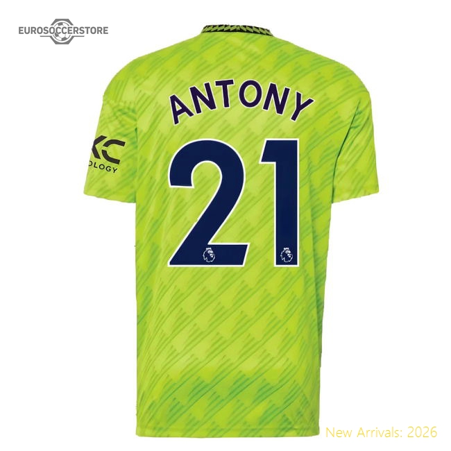 2022-2023 Man Utd Third Shirt (ANTONY 21)-Football Jersey Hub