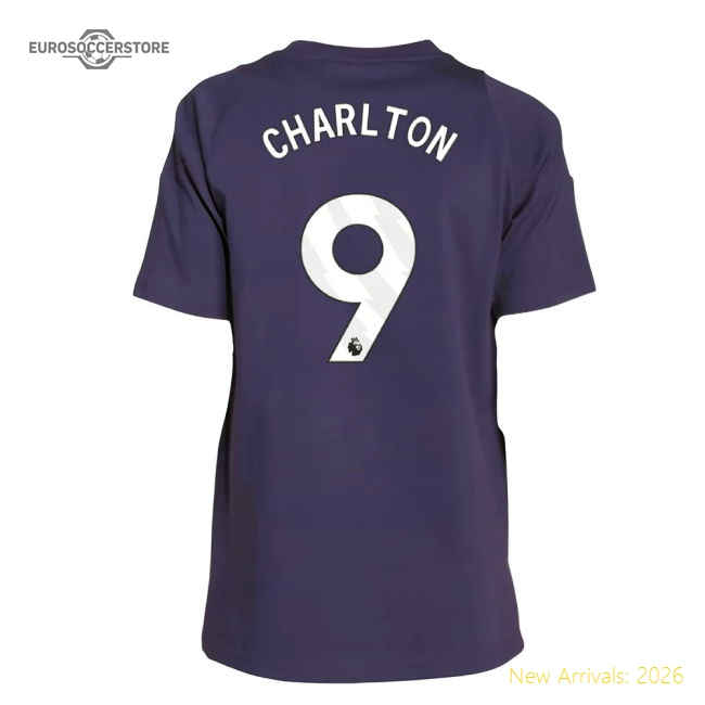2025-2026 Man Utd Training Tee (Aurora Plum) - Kids (Charlton 9)-Football Jersey Hub