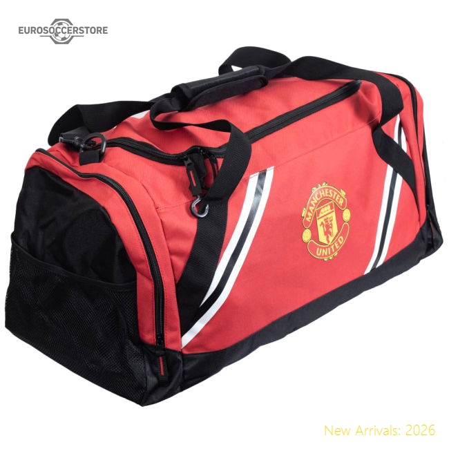 Manchester United FC Core Stripe Holdall-Football Jersey Hub