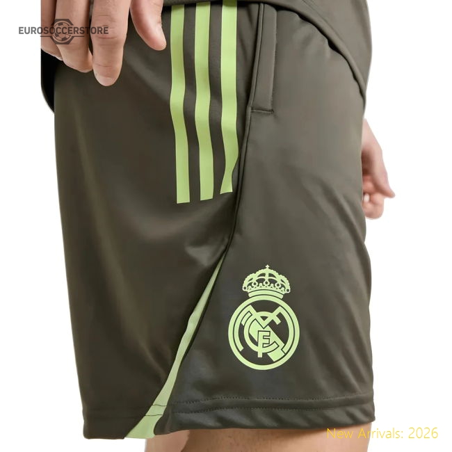 2025-2026 Real Madrid Training Shorts (Utility Grey)-BuySoccerJersey Hub