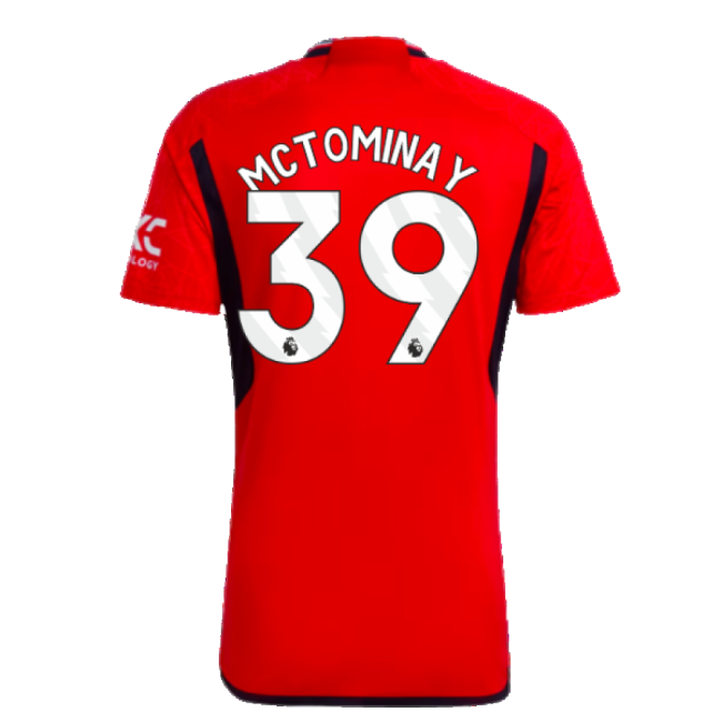2023-2024 Man Utd Home Shirt (McTominay 39)-Football Jersey Hub