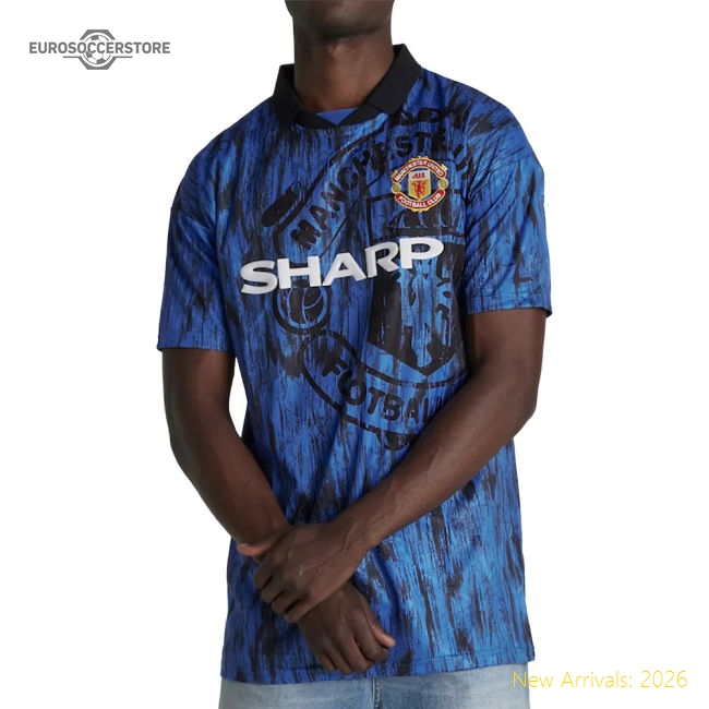 1992-1993 Man Utd Away Retro Shirt-Football Jersey Hub