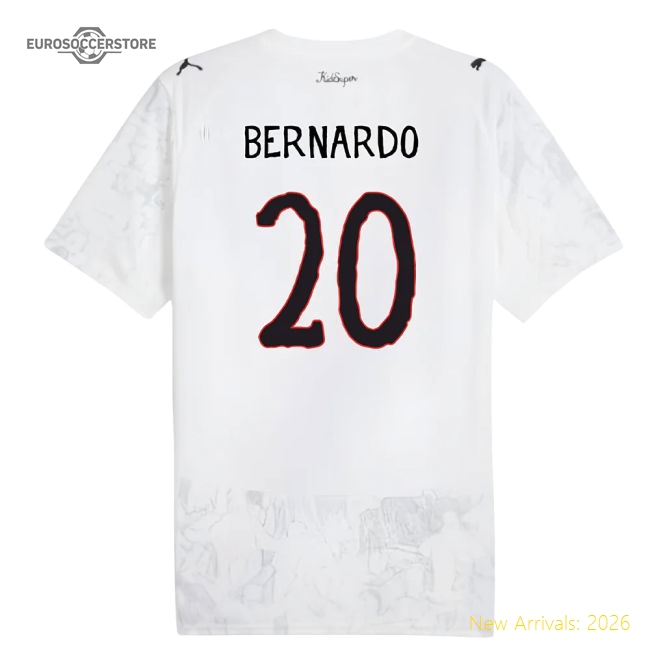 2025-2026 KIDSUPER x Manchester City CWC Shirt (White) (Bernardo 20)-Football Shirts Shop