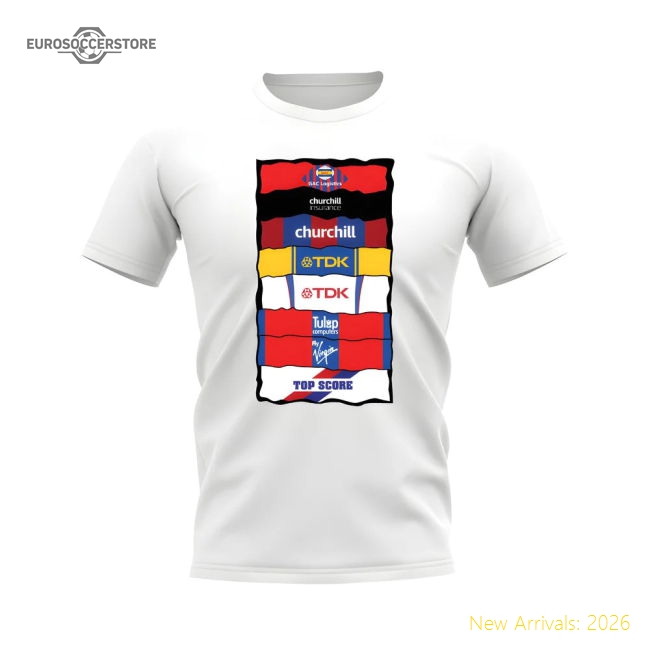 Crystal Palace Sponsor History T-shirt (White)-Vantage Point Soccer
