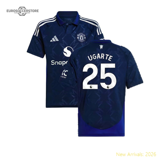 2024-2025 Man Utd Away Shirt (Kids) (Ugarte 25)-Football Jersey Hub