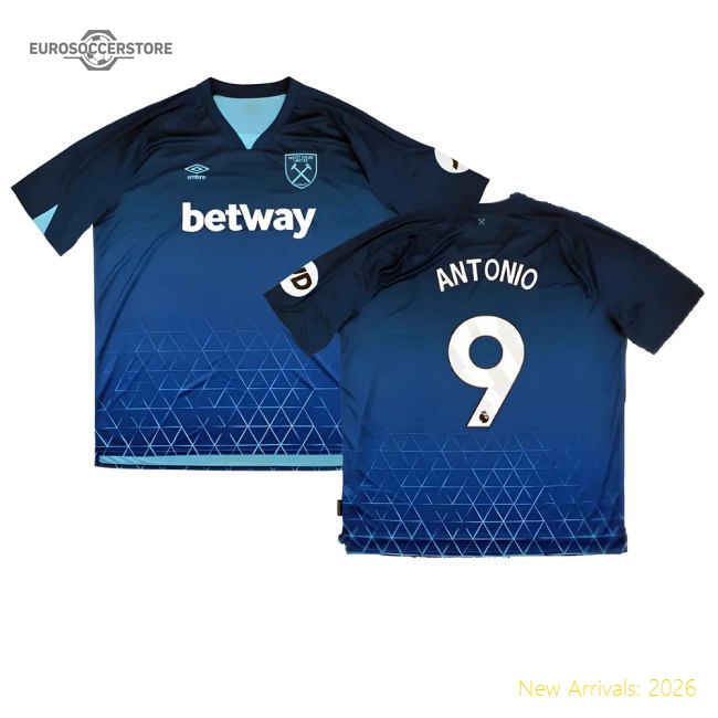 2023-2024 West Ham United Third Shirt (ANTONIO 9)-Vantage Point Soccer