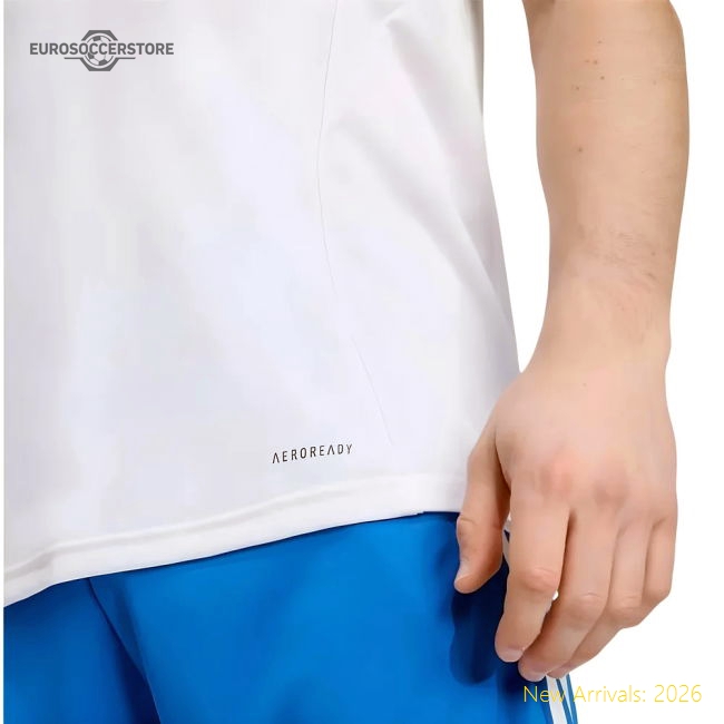 2025-2026 Real Madrid EU Training Jersey (White)-BuySoccerJersey Hub