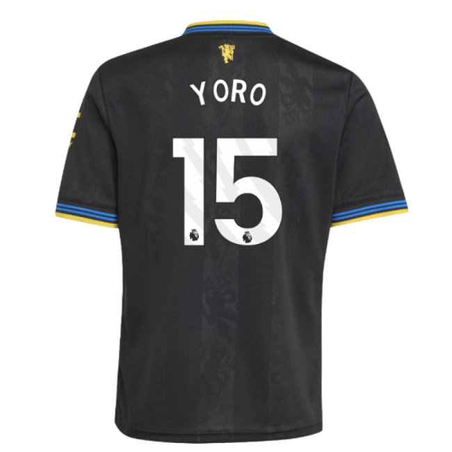 2025-2026 Man Utd Third Shirt (Kids) (Yoro 15)-Football Jersey Hub