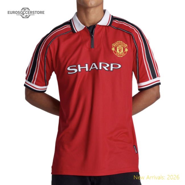 1998-2000 Man Utd Retro Home Shirt-Football Jersey Hub
