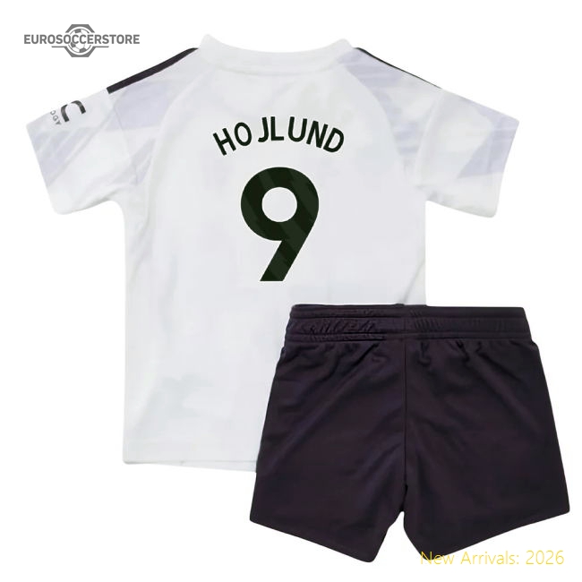 2025-2026 Man Utd Away Baby Kit (Hojlund 9)-Football Jersey Hub