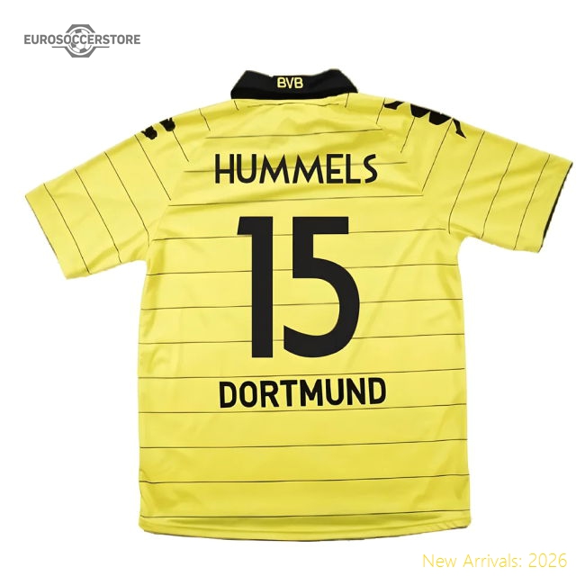 Borussia Dortmund 2010-11 Home Shirt ((Excellent) M) (Hummels 15)-Football Jersey Hub