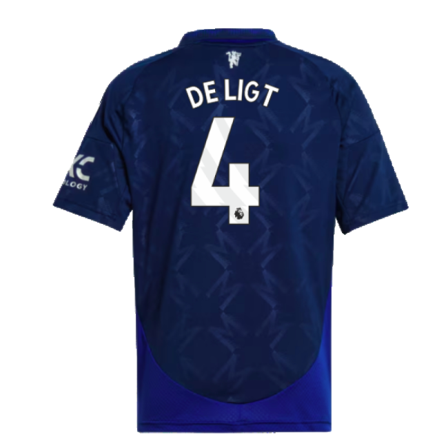 2024-2025 Man Utd Away Shirt (Kids) (De Ligt 4)-Football Jersey Hub