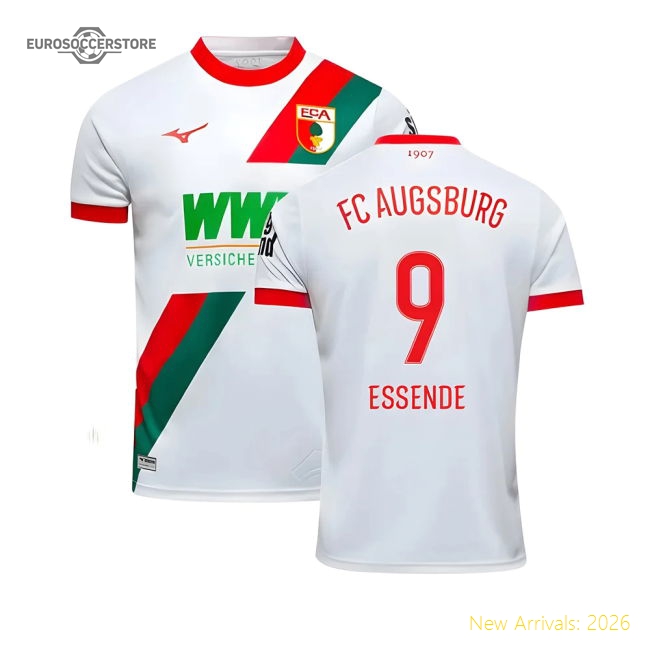 Fc Augsburg 2025-2026 Home Uniform Football Football Shirt-Jersey Chest: 2026 World Cup Soccer Kits