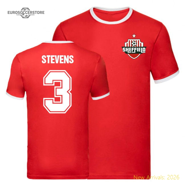 Enda Stevens Sheffield United Ringer Tee (Red)-Vantage Point Soccer