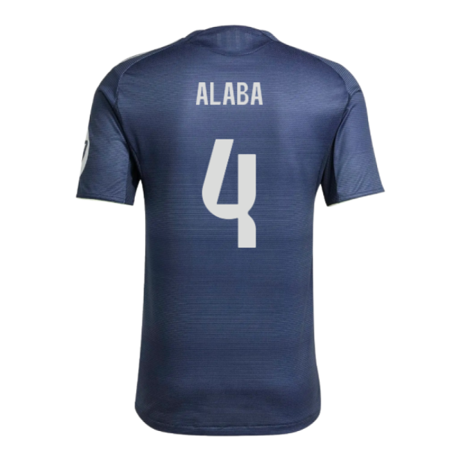 2025-2026 Real Madrid Authentic Away Shirt (Alaba 4)-Football Shirts Shop