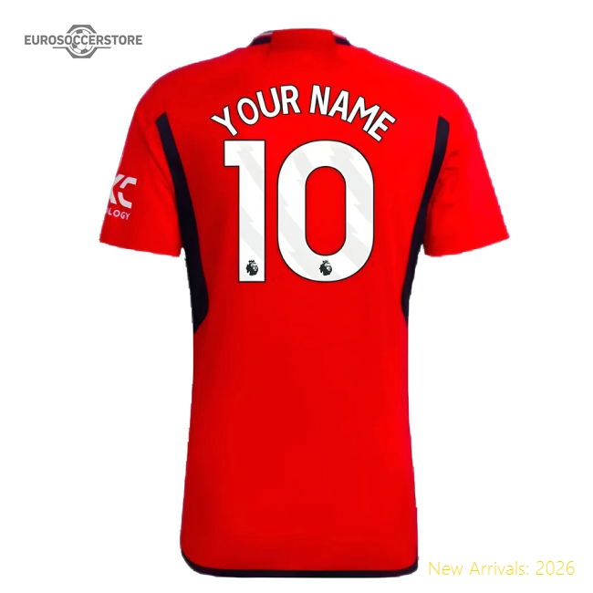 2023-2024 Man Utd Home Shirt (Your Name)-Football Jersey Hub