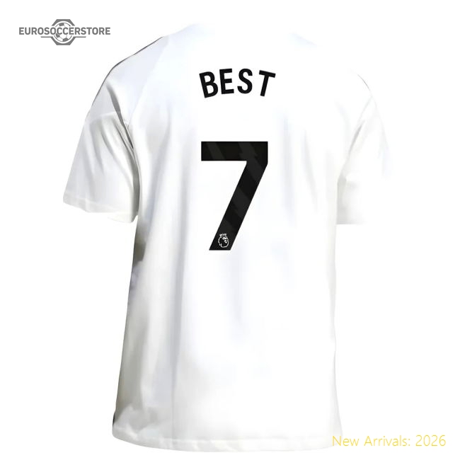 2025-2026 Man Utd Training Tee (White) (Best 7)-Football Jersey Hub
