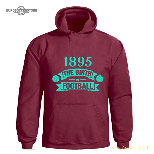 West Ham Birth Of Football Hoody (claret)-Vantage Point Soccer