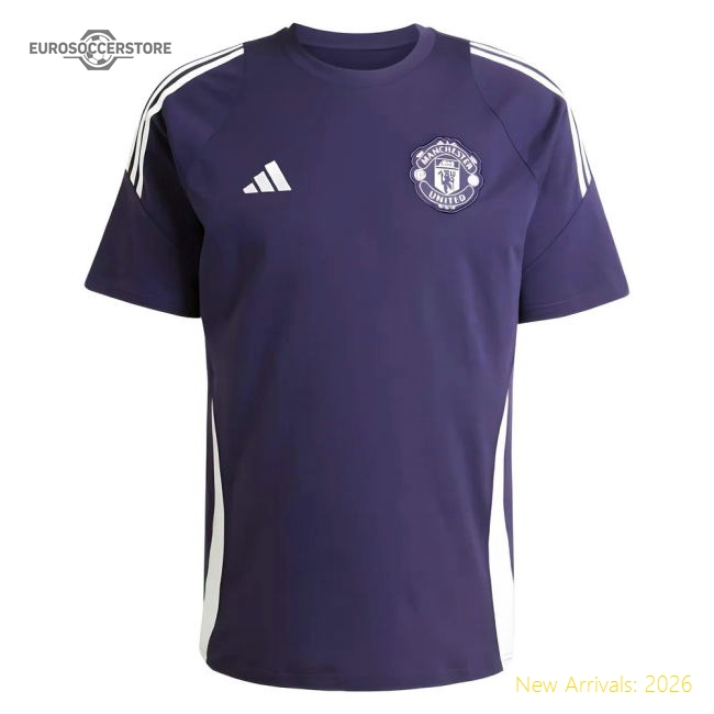 2025-2026 Man Utd Training Tee (Aurora Plum)-Football Jersey Hub