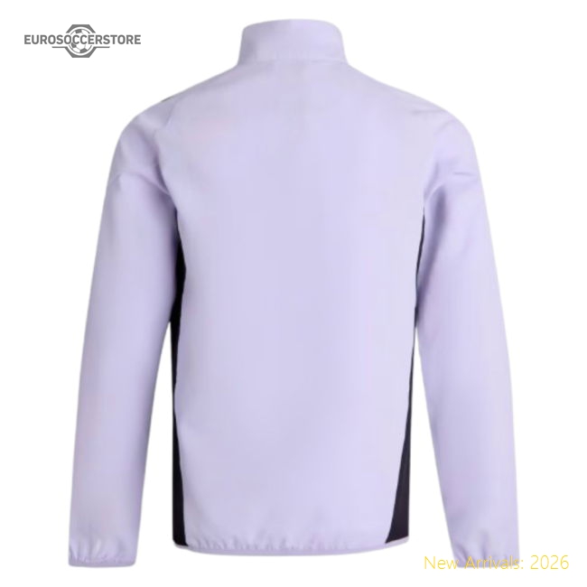 2025-2026 Man Utd Presentation Jacket (Purple Tint) - Kids-Football Jersey Hub