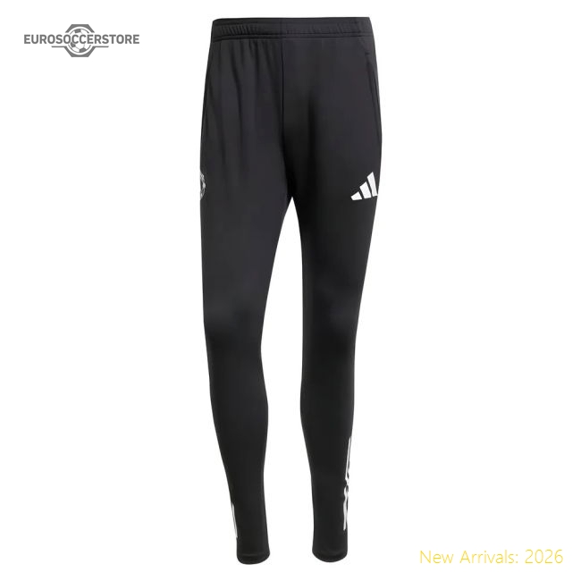 2025-2026 Man Utd Training Pants (Black)-Football Jersey Hub