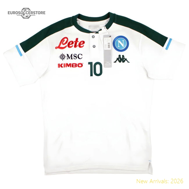 Napoli 2020-21 Kappa Training Shirt #10 (M) (Excellent)-Vantage Point Soccer