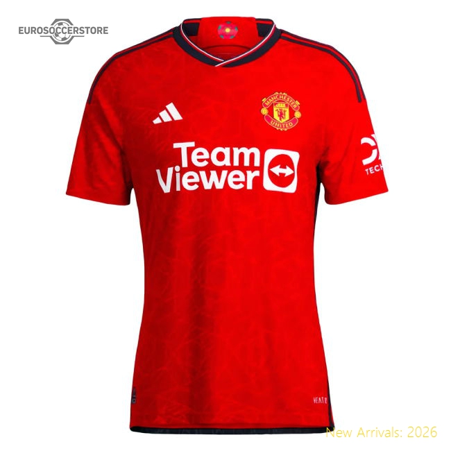 2023-2024 Man Utd Authentic Home Shirt (Hojlund 11)-Football Jersey Hub