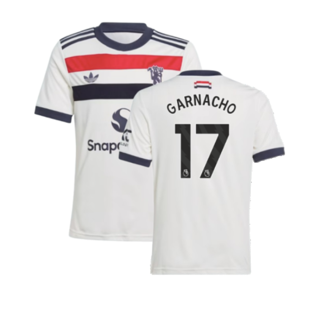 2024-2025 Man Utd Third Shirt (Kids) (Garnacho 17)-Football Jersey Hub