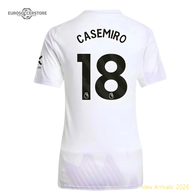 2025-2026 Man Utd Away Shirt (Womens) (Casemiro 18)-Football Jersey Hub