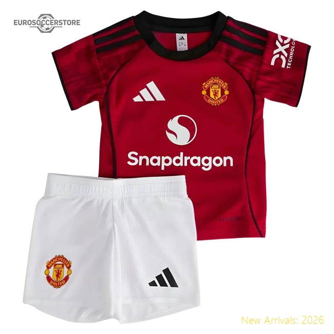 2025-2026 Man Utd Home Baby Kit-Football Jersey Hub