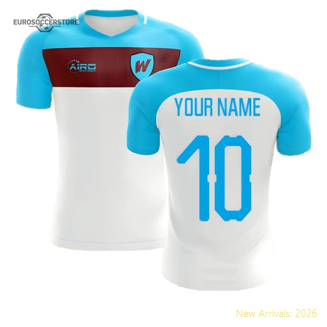 2025-2026 West Ham Away Concept Football Shirt (Your Name)-Vantage Point Soccer