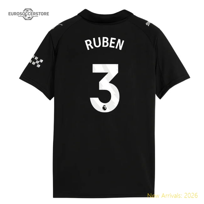 2025-2026 Man City Away Mini Kit (Ruben 3)-Football Jersey Hub