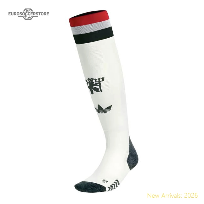 2024-2025 Man Utd Third Socks (Off White)-Football Jersey Hub