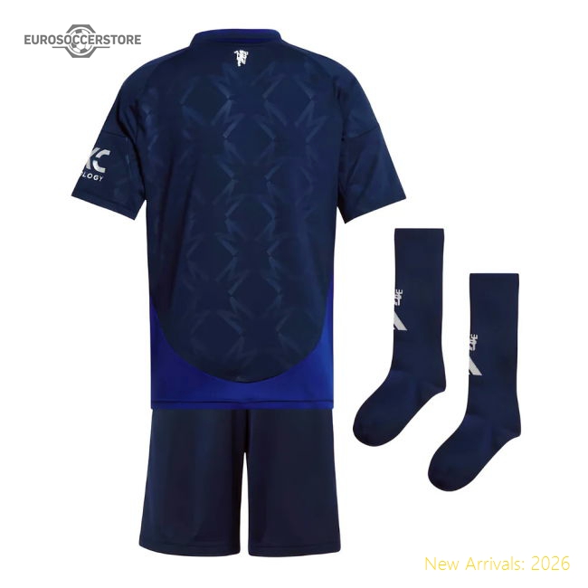 2024-2025 Man Utd Away Mini Kit-Football Jersey Hub