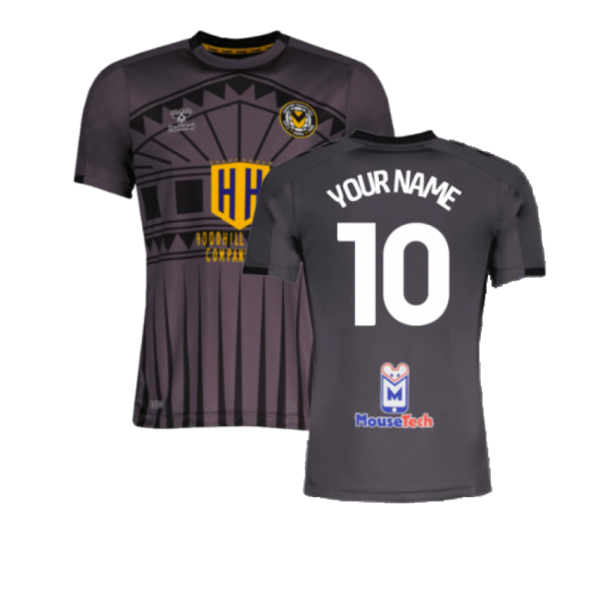 League Two 2022-2023 Away Uniform Newport County (Your Name) Football ...-Jersey Chest: 2026 World Cup Soccer Kits