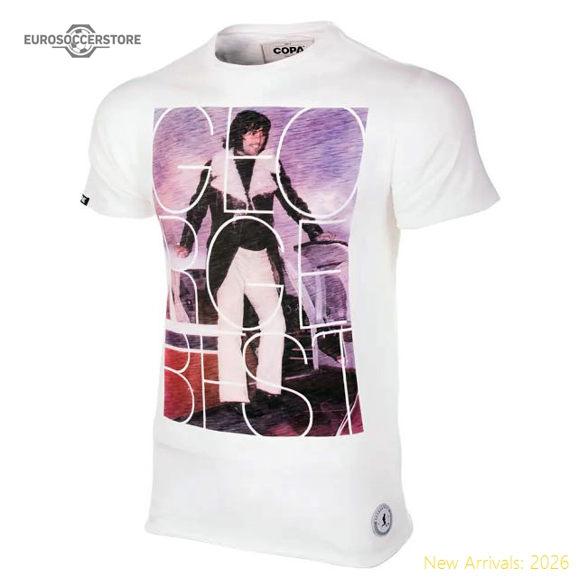 George Best Airlines T-Shirt (White)-Football Jersey Hub