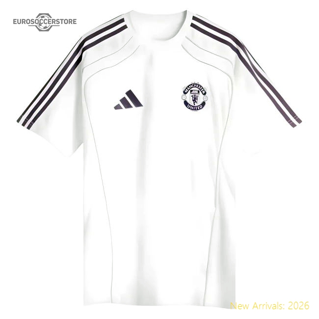 2025-2026 Man Utd UBP Tee (White)-Football Jersey Hub