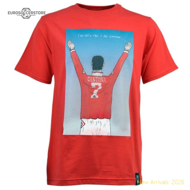 Manchester Reds Retro I Am Cantona T-Shirt (Red)-Football Jersey Hub