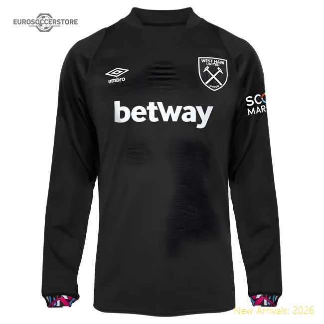 2022-2023 West Ham Long Sleeve Away Shirt-Vantage Point Soccer