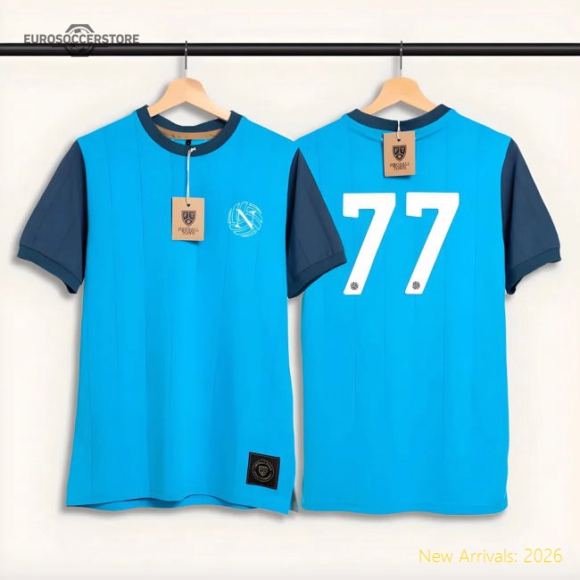 Napoli Khvicha Kvaratskhelia Home Tribute Shirt-Vantage Point Soccer