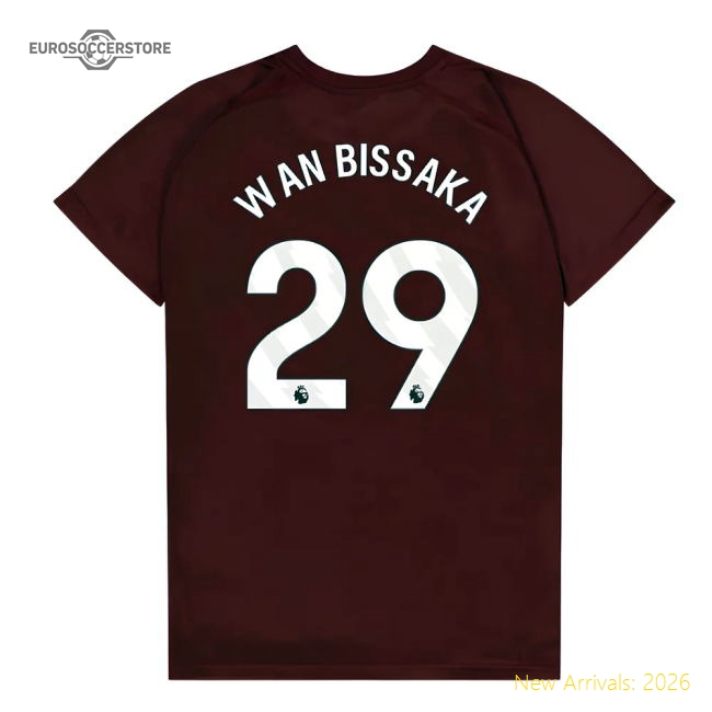 West Ham United Poly T-Shirt (Claret/Blue) - Kids (Wan Bissaka 29)-Vantage Point Soccer