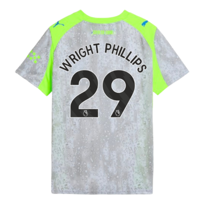 2025-2026 Man City Third Shirt (Kids) (Wright Phillips 29)-Football Jersey Hub