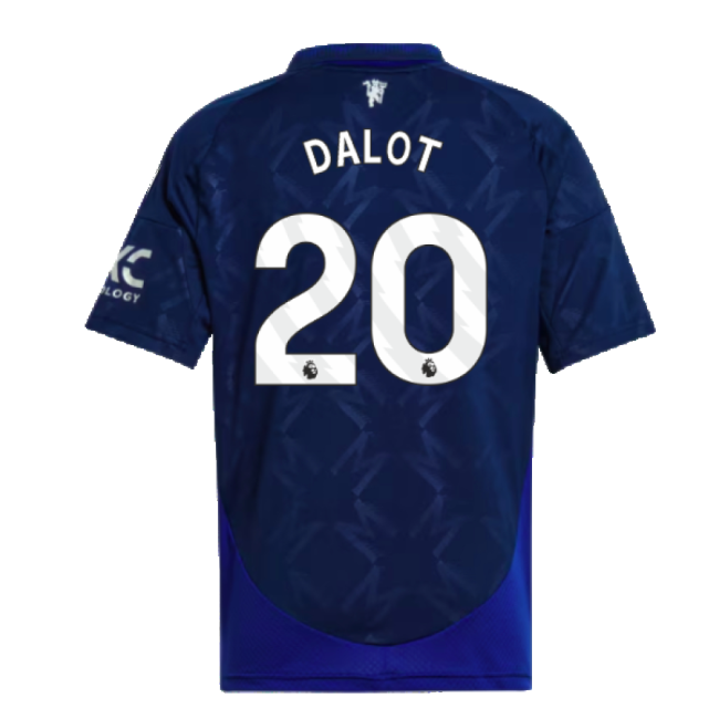 2024-2025 Man Utd Away Shirt (Kids) (Dalot 20)-Football Jersey Hub