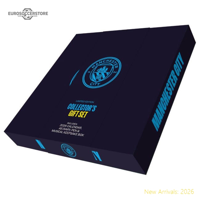 Manchester City FC Calendar & Diary Musical Gift Box 2026-Football Shirts Shop
