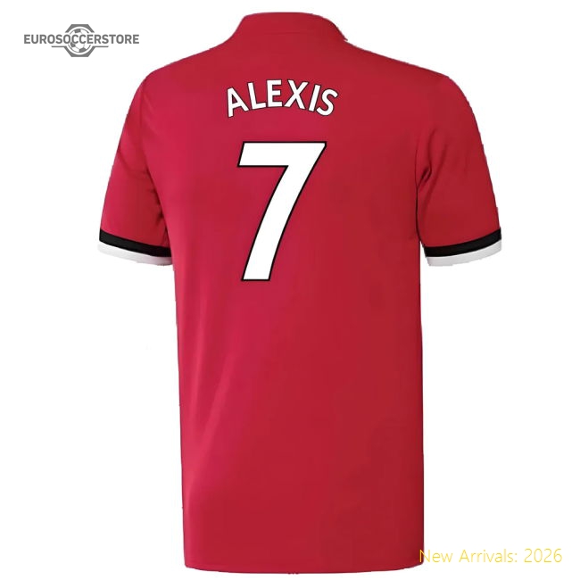 Manchester United 2017-18 Home Shirt ((Excellent) 4-5 Year) (Alexis 7)-Football Jersey Hub