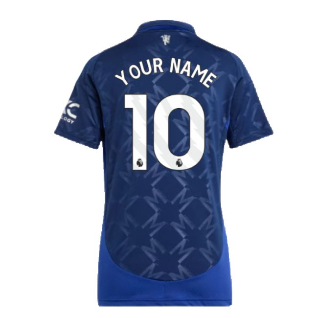 2024-2025 Man Utd Away Shirt (Womens) (Your Name)-Football Jersey Hub